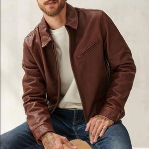 *Dark Brown* Lucky Brand Leather Jacket